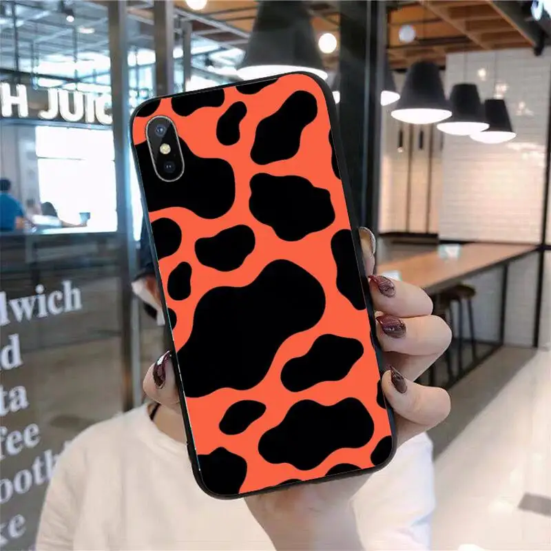 

Cow color Print Phone Case for iPhone 11 12 pro XS MAX 8 7 6 6S Plus X 5S SE 2020 mini
