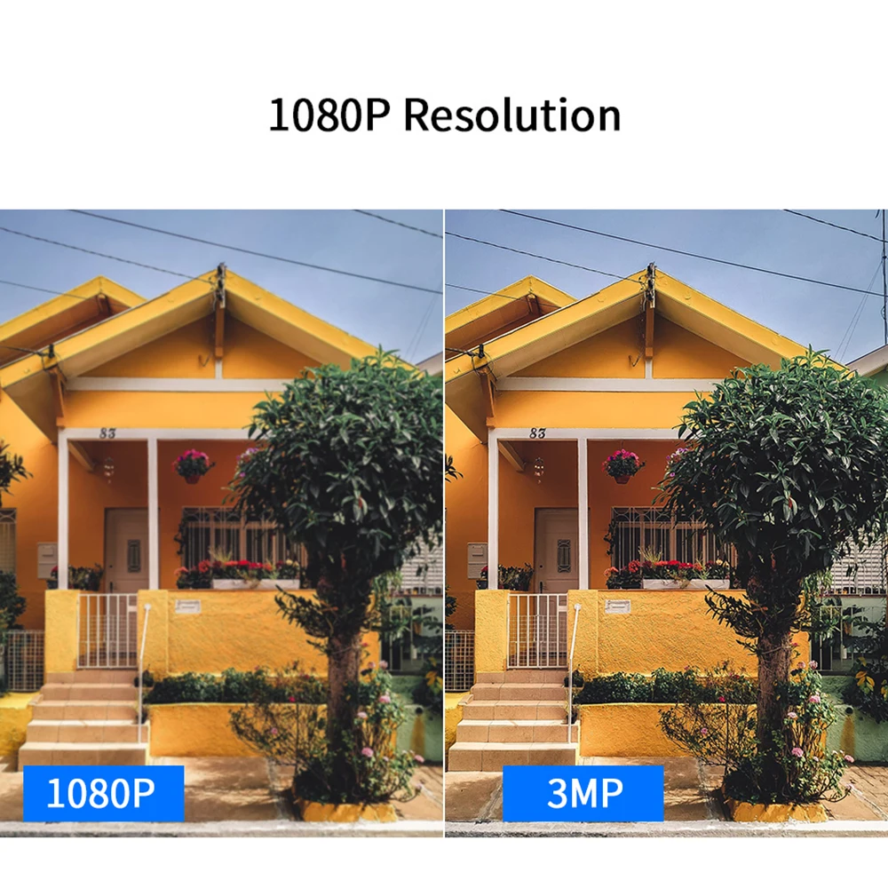 Беспроводная внешняя фотокамера Hiseeu 1080P 5 кратное увеличение PTZ управление IP