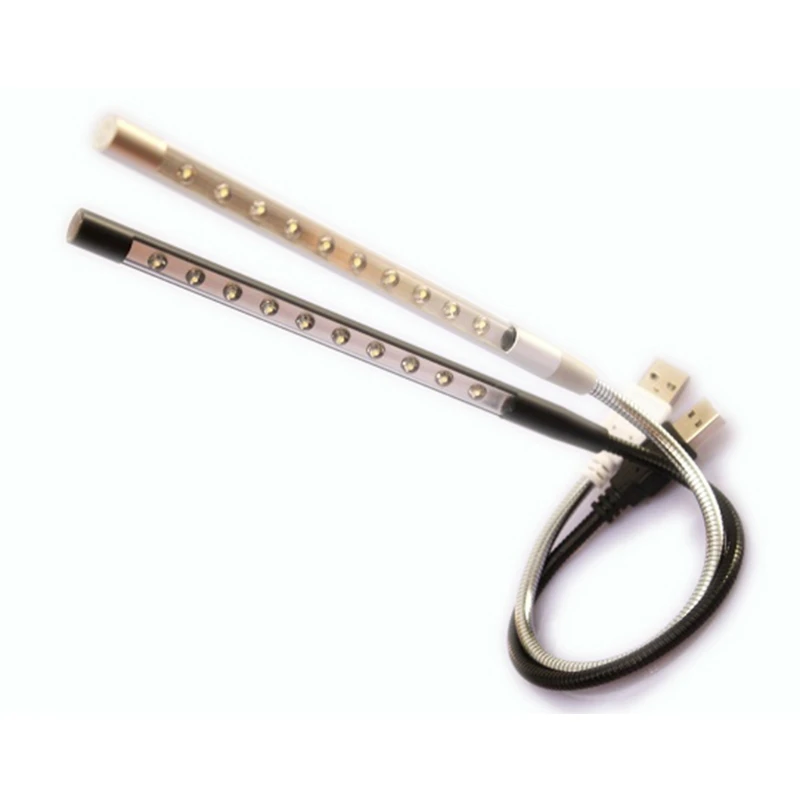 

LED Reading Lamps Portable Reading Lamps with 10 Bulbs White Lighting USB Lamps for Computer Laptop