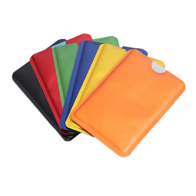 10 шт. Анти Rfid блокирующий считыватель замок держатель для карт ID Bank чехол Защита