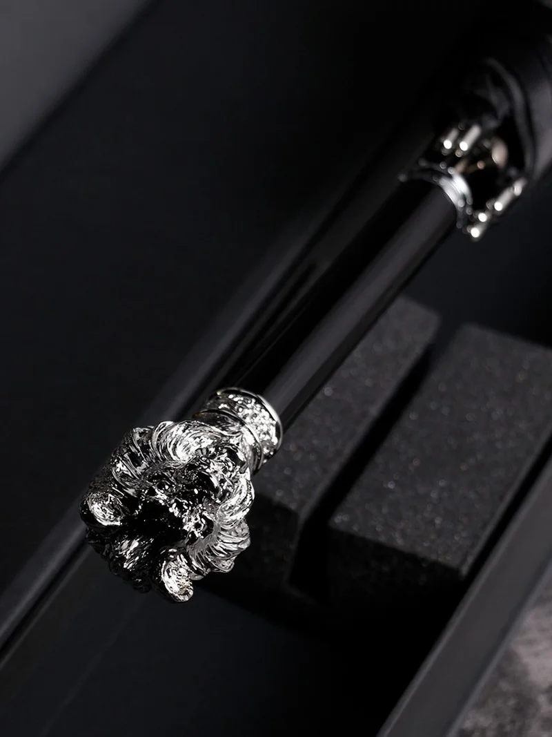 Offerte Ombrello Antivento Nero Business Protezione Uv Manico Lungo Ombrello Grande Moda Lusso Paraguas Mujer Rain Gear BD50UU