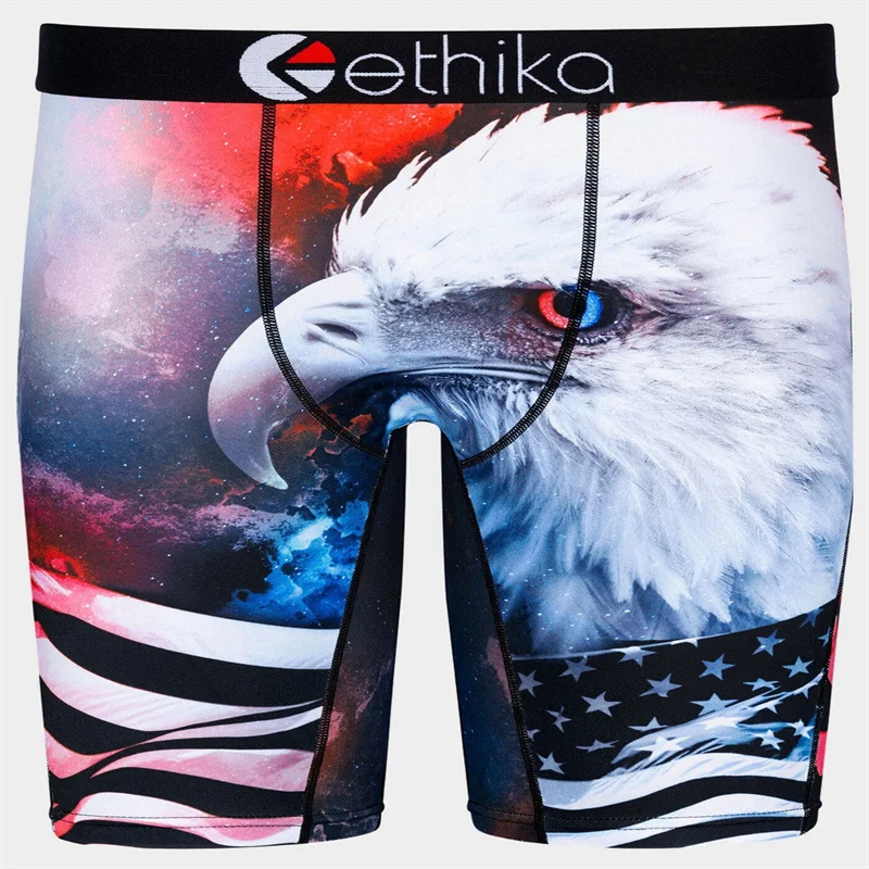 

Летние спортивные мужские дышащие трусы-боксеры Ethika из полиэстера