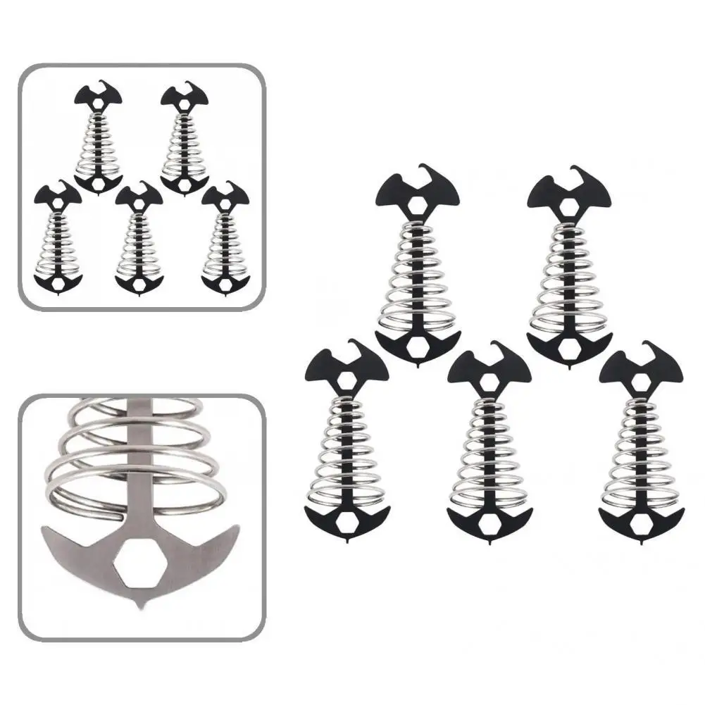 

High Hardness Slotted Screwdriver Wood Platform Use Fishbone Tent Stakes for Trip
