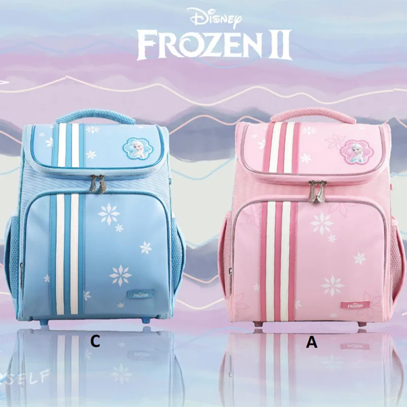 Школьные сумки для девочек Disney Frozen Elsa Anna новый британский вместительный рюкзак