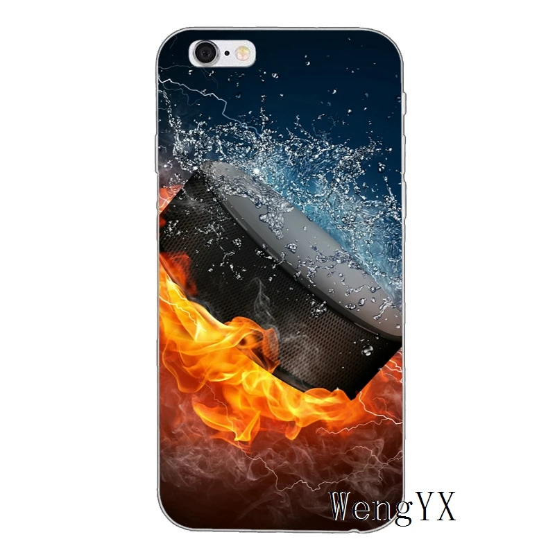 Я люблю хоккейные аксессуары чехол для телефона iPhone 11 Pro XS Max XR X 8 7 6 6S Plus 5 5S SE 4s 4 iPod