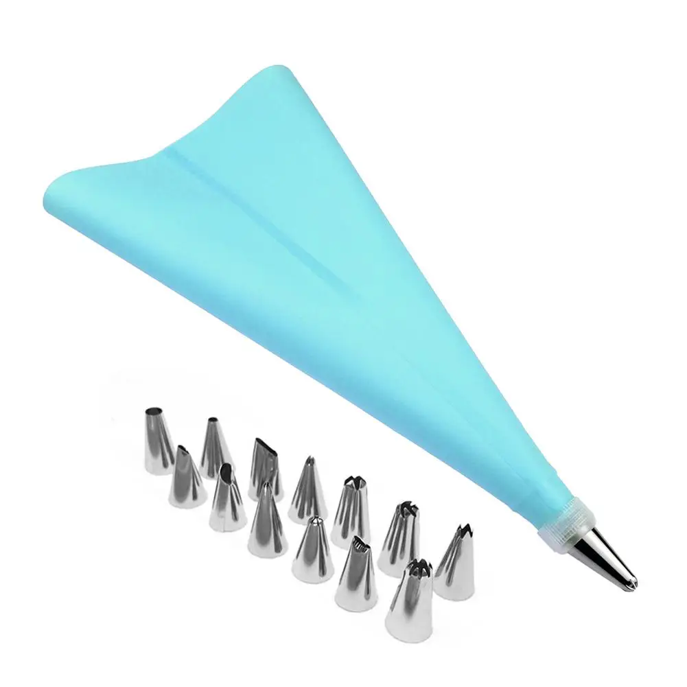 16 шт./компл. силиконовая насадка для айсинга Крем кондитерский мешок + 14 шт.