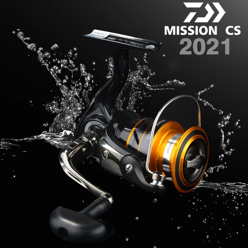 

2021 New DAIWA MISSION CS Spinning Fishing Reel 2000 2500 3000 4000 Series Machined Aluminium Spool 2KG-6KG Power 3+1BB Tackle