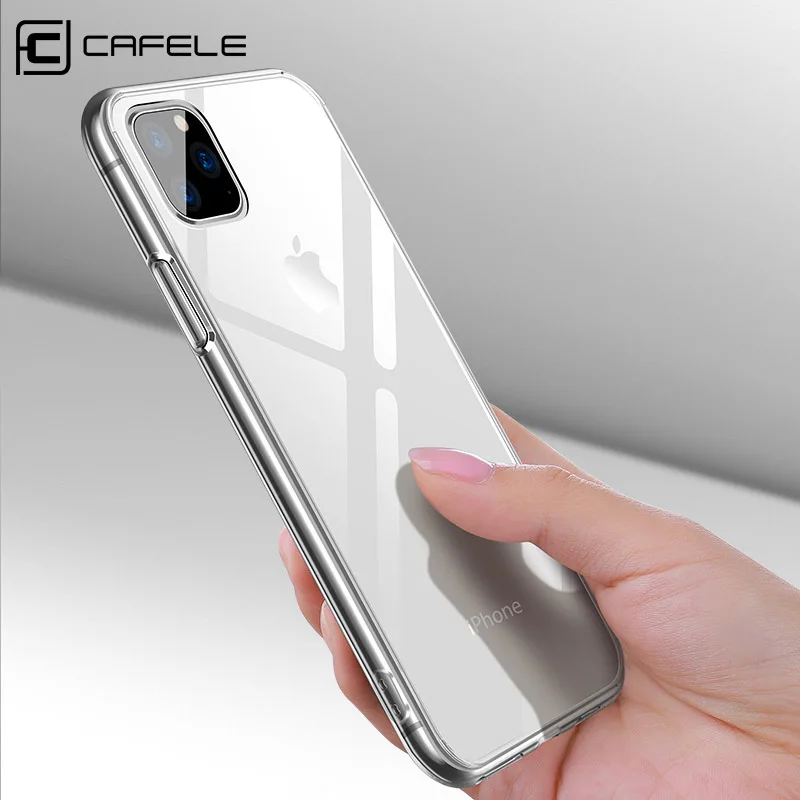 Cafele для iPhone 11 Pro Max чехол прозрачный TPU edge+ закаленное стекло задняя панель чехол для iPhone 11 pro max Защитная крышка