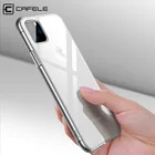 Cafele для iPhone 11 Pro Max чехол прозрачный TPU edge + закаленное стекло задняя панель чехол для iPhone 11 pro max Защитная крышка