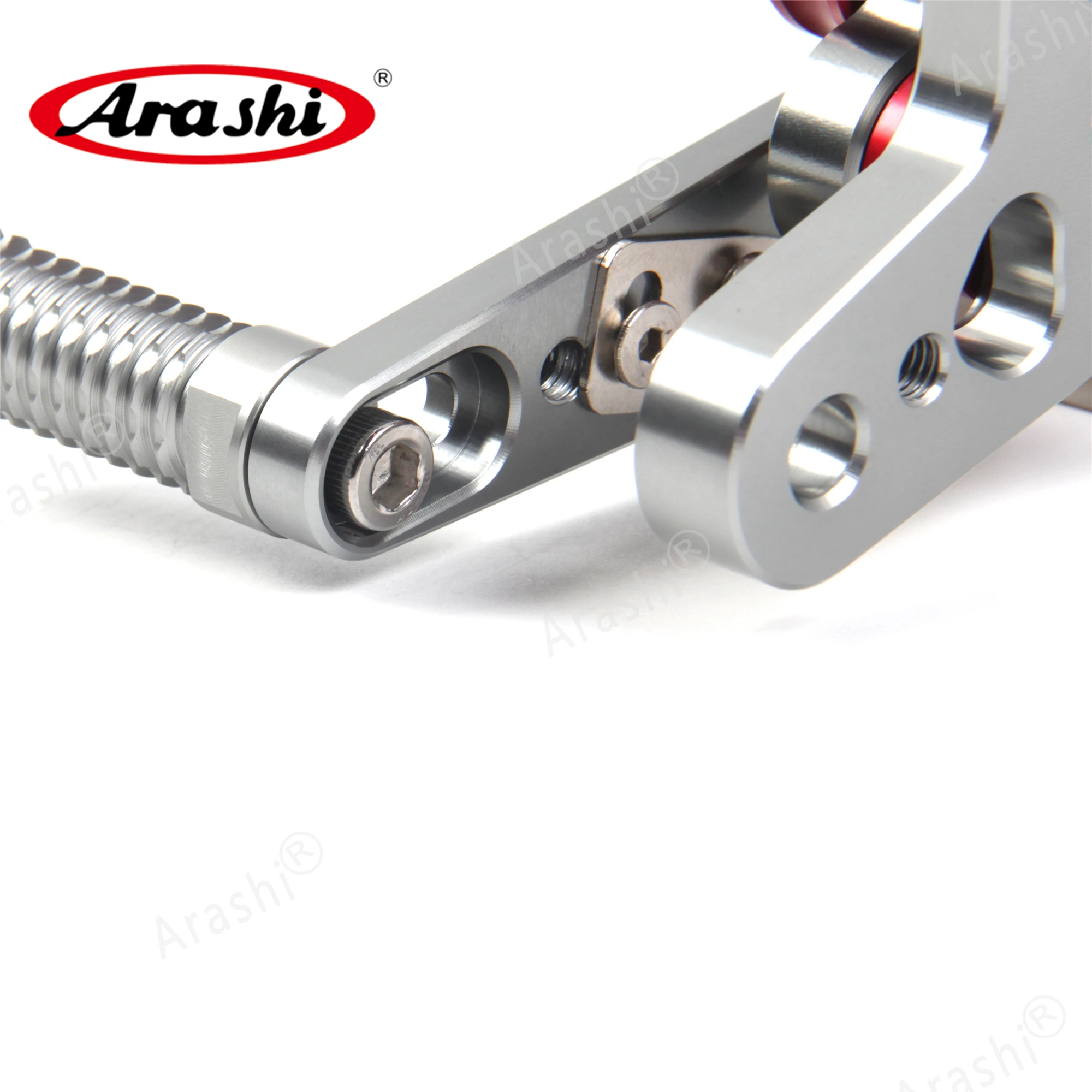 Араши ниндзя ZX6R CNC регулируемая подножка для ног KAWASAKI ZX 6R NINJA 2007 2008 Rearset подставка