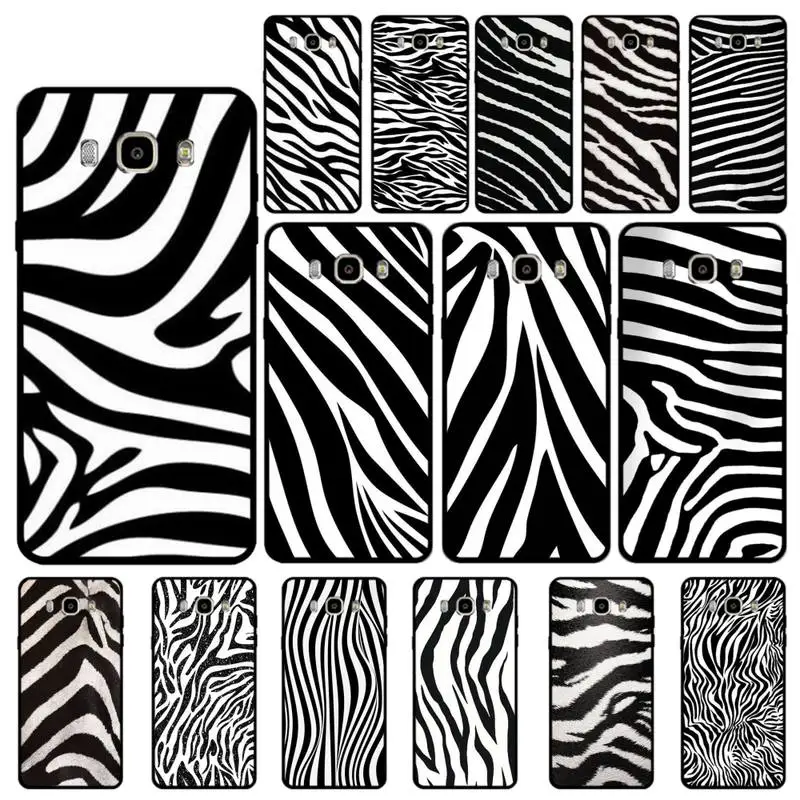 

Yinuoda Zebra print Phone Case for Samsung J 4 5 6 7 8 prime plus 2018 2017 2016 J7 core