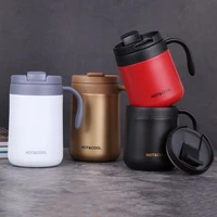 500ml double wall stainless steel thermos coffee mug portable car vacuum flasks travel thermo cup water bottler free shipping
