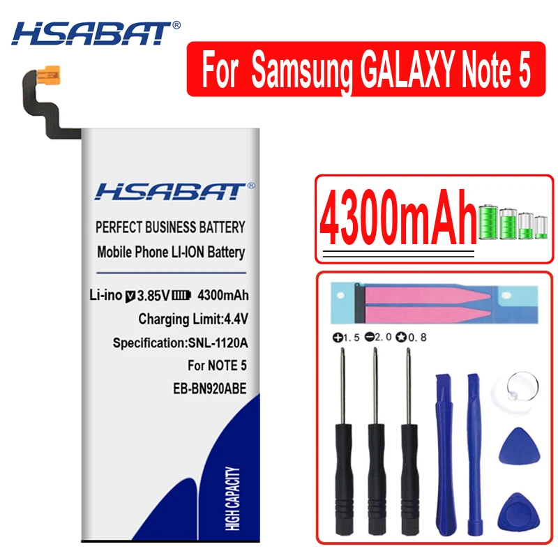 HSABAT 6950 мА/ч, Батарея для samsung Galaxy Note 2 3 4 5 1 N7000/Note2 N7100/Note3 N9000/Note4 N910C/Note5 N9200/Note Edge N9150