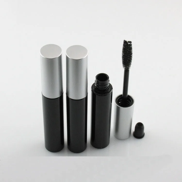 10 мл черная пластиковая трубка серебряная крышка для туши кисти Активная
