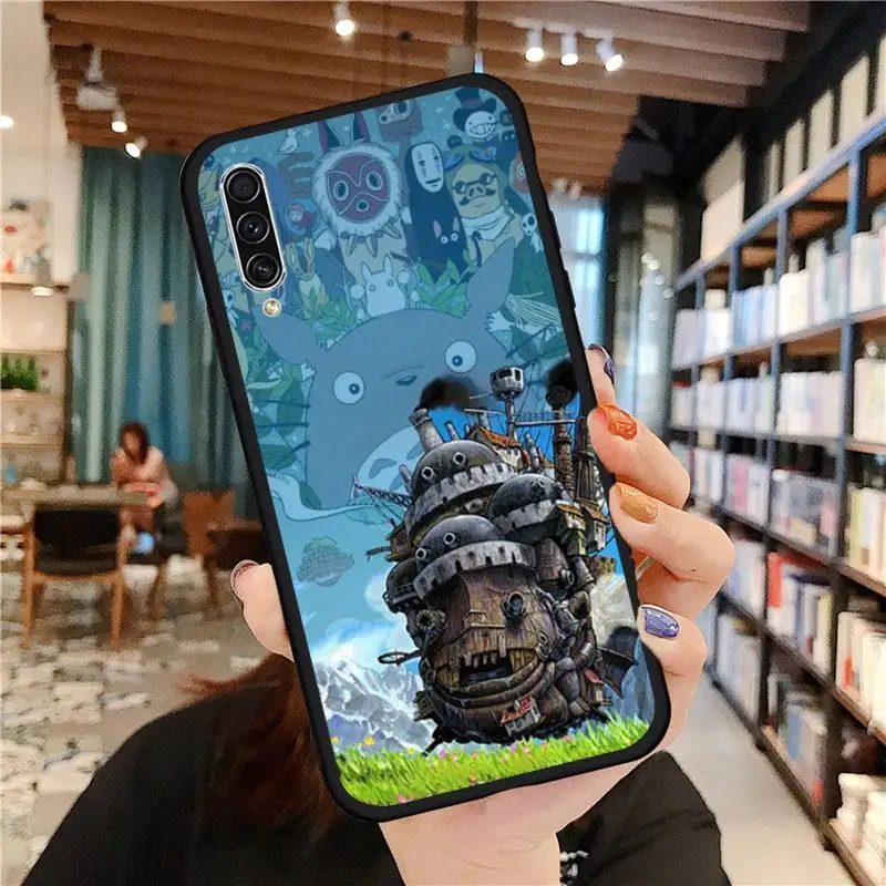 

Anime Howl's Howls Moving Castle Phone Case For Samsung galaxy S 21 20 10 8 A 50 21s 51 71 70 40 20 20e note 10 plus Ultra 5g fe