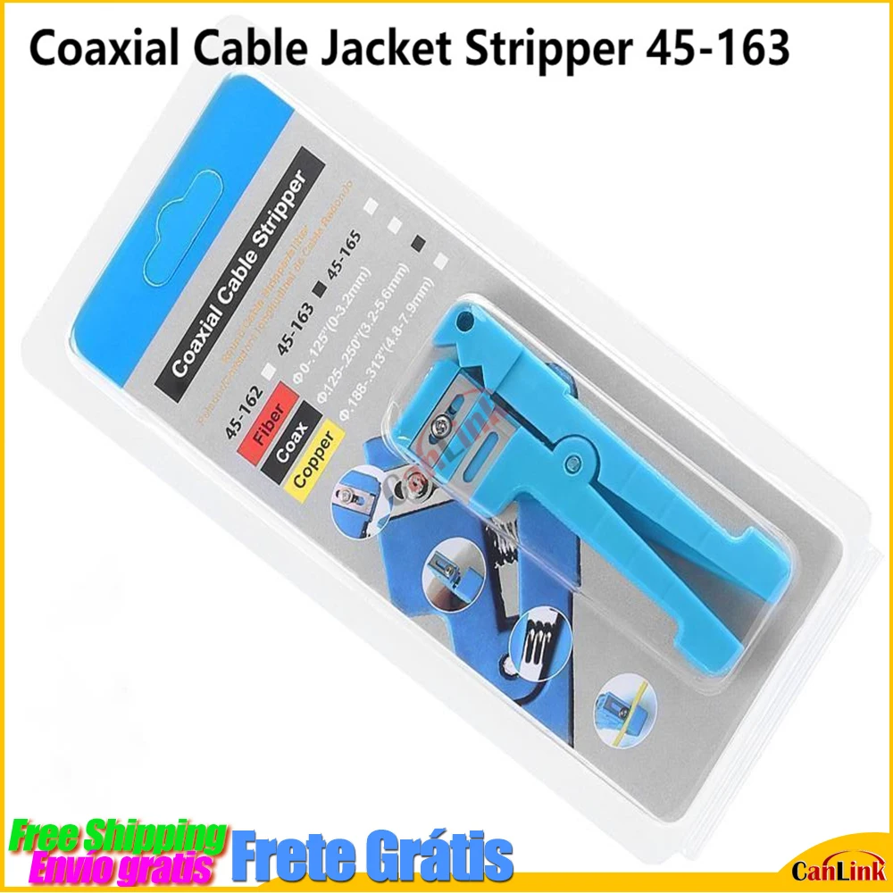 1/5PCS 45-163 Fiber Optic Stripper Optical Fiber Jacket Stripper 45-163 Stripper Fiber Optic Stripper Cleaver Slitter