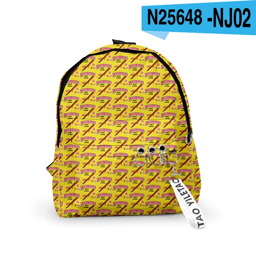 

BACKWOODS CIGARS 2021 Backpacks Teenager Students School Bags Unisex Travel Waterproof Oxford Key Accessory Backpack Bags