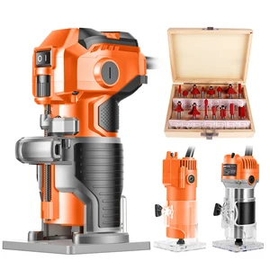 Электрический ручной триммер по дереву триммер для деревообработки, набор фрезерных кромок, долбежный станок