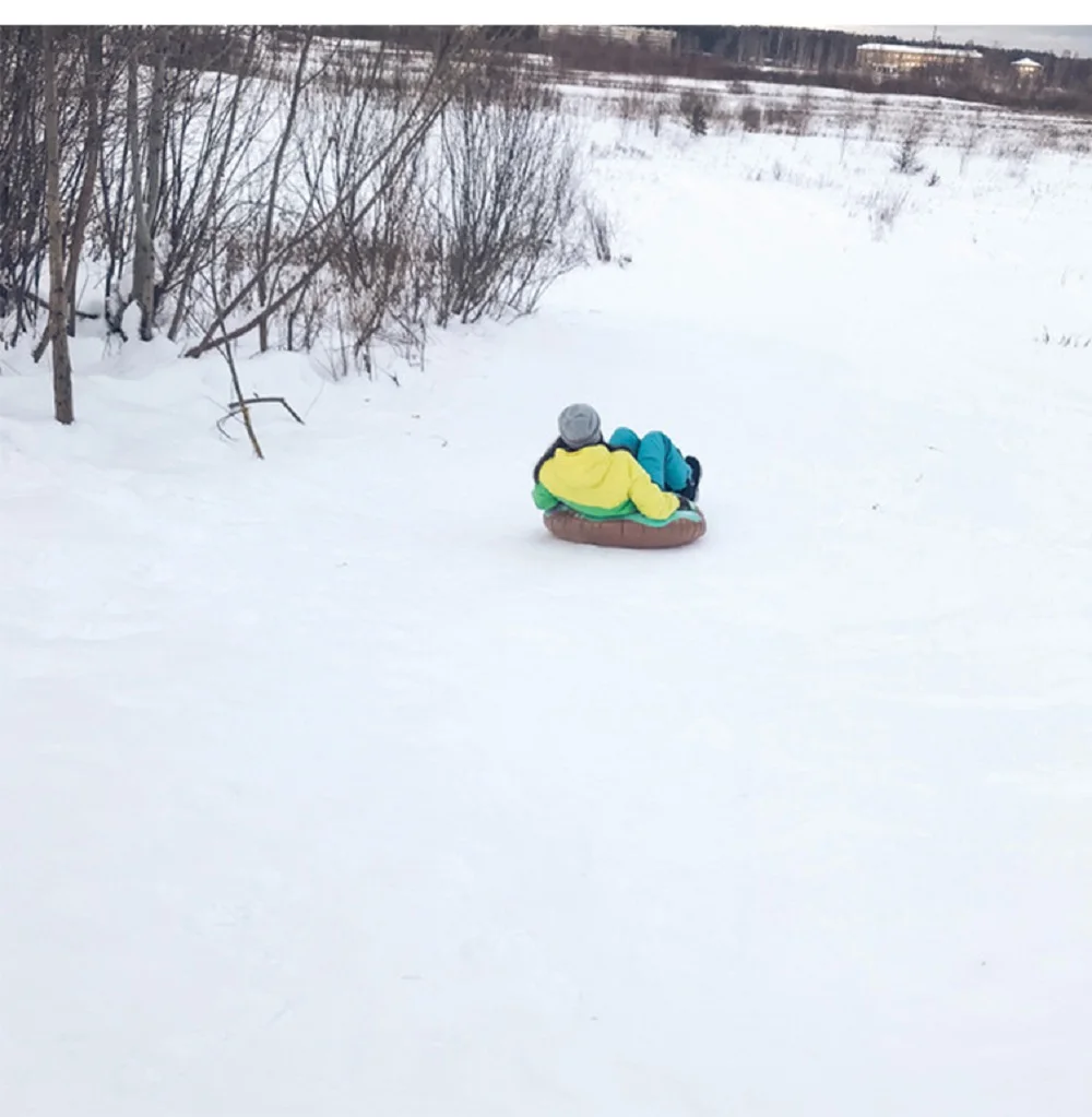 

High Quality Thickening Inflatable Ski Circle Wear Resistant Flying Saucer in Snow
