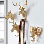 Крючки в форме животных, настенная вешалка для шляпы, лошади, жирафа, слона