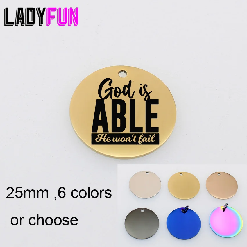 10 шт. подвески из нержавеющей стали в виде зеркала | Украшения и аксессуары