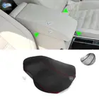 Для VW Passat 2010, 2011, 2012, 2013, 2014, 2015, кожа из микрофибры, интерьер автомобиля, центральный контроллер, подлокотник, крышка, наклейка, отделка