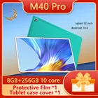 M40 Pro планшет для рисования, 8 ГБ ОЗУ + 256 Гб ПЗУ, 10 ядер, wifi планшет, Android 10,0, дешевые планшеты