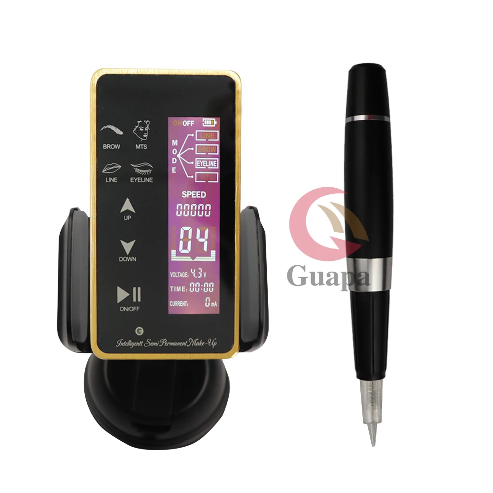 Устройство для перманентного макияжа бровей устройство ротационная ручка