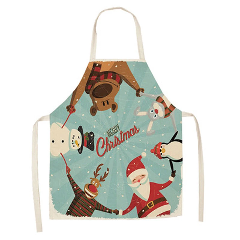 Рождественские фартуки Санта-Клаус для женщин и мужчин |
