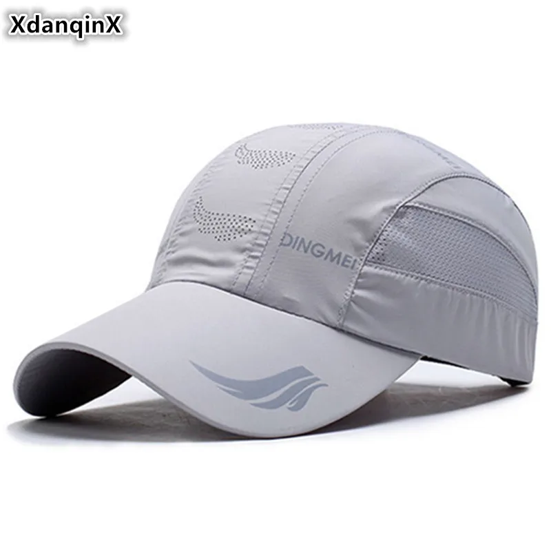 

XdanqinX 2020 New Summer Mesh Hat Women's Breathable Baseball Cap Beach Hat Adjustable Ultra-thin Couple Hats Men's Sports Caps