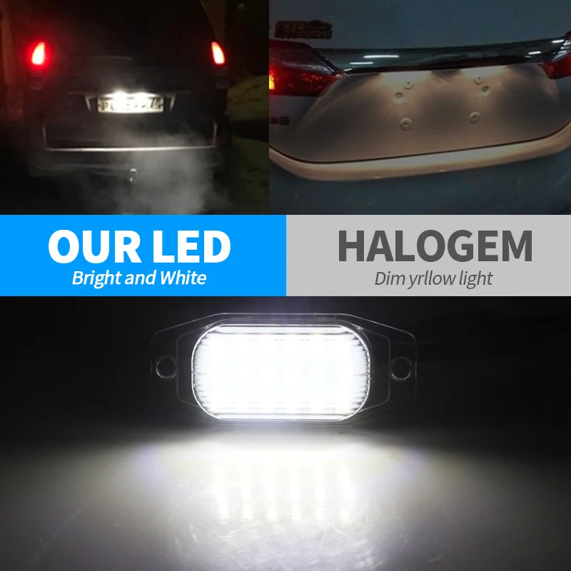 2 шт. светодиодные лампы светильник номерного знака для Lexus LX450 1996-1998 Toyota Land Cruiser FJ80