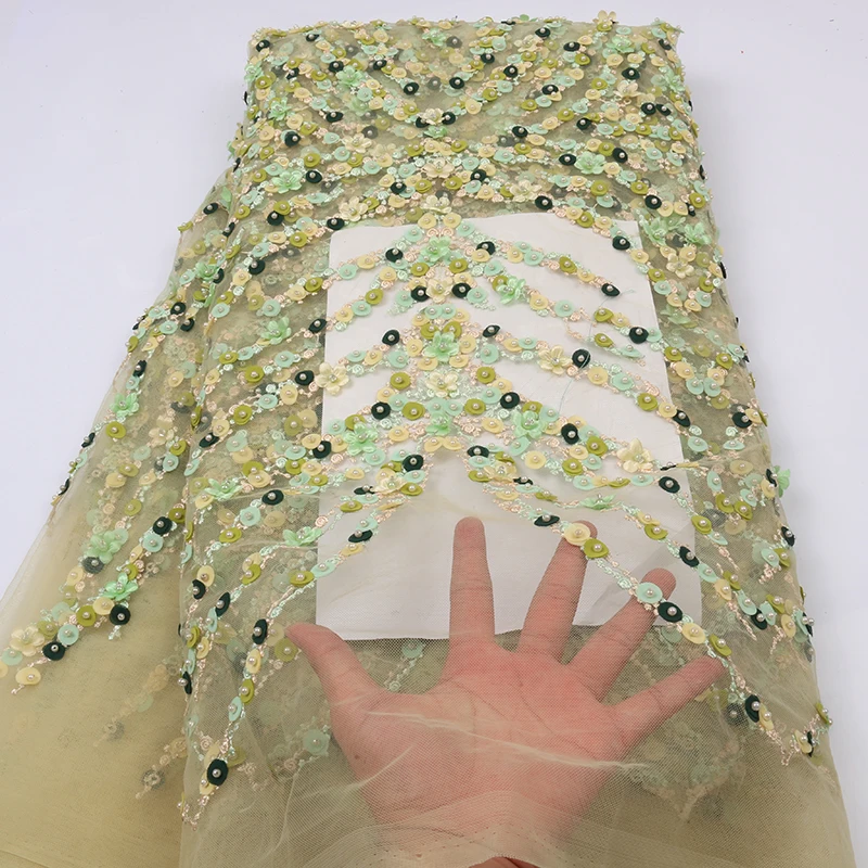 Высокое качество Новый итальянский Женский комплект зеленого ручной работы