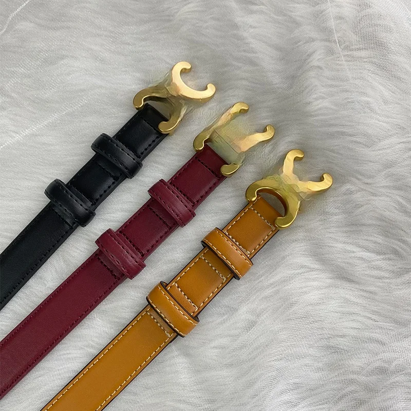 

New Ins Genuine Leather Belt 2.5 Wide Fashion All-Match Skirt Decoration Belt
