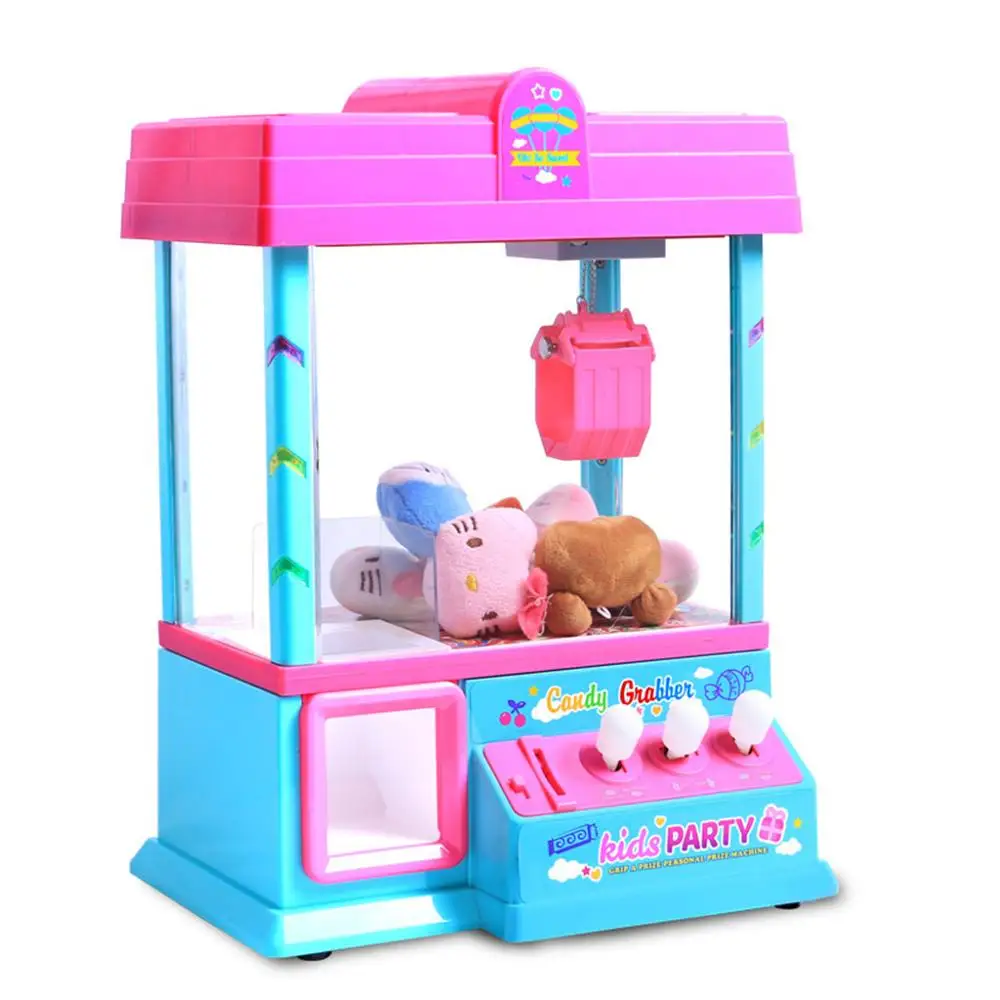 مخلب ممر لعبة آلة لإخراج الحلوى للأطفال لعب صغيرة آلة بيع مع الأصوات عيد ميلاد وهدايا عيد الميلاد