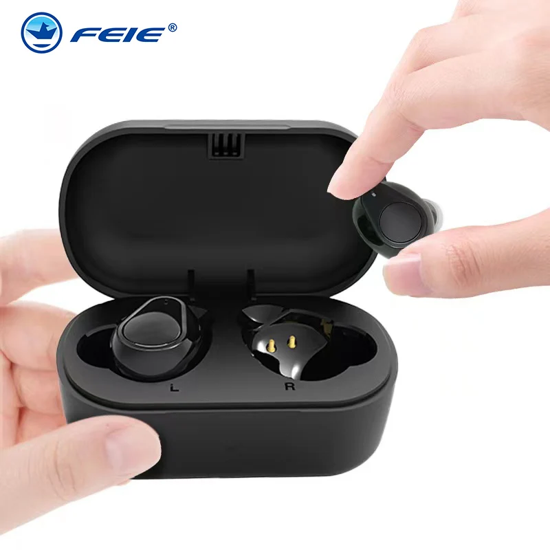 Мини Портативный Перезаряжаемый слуховой аппарат для глухих ушей усилитель