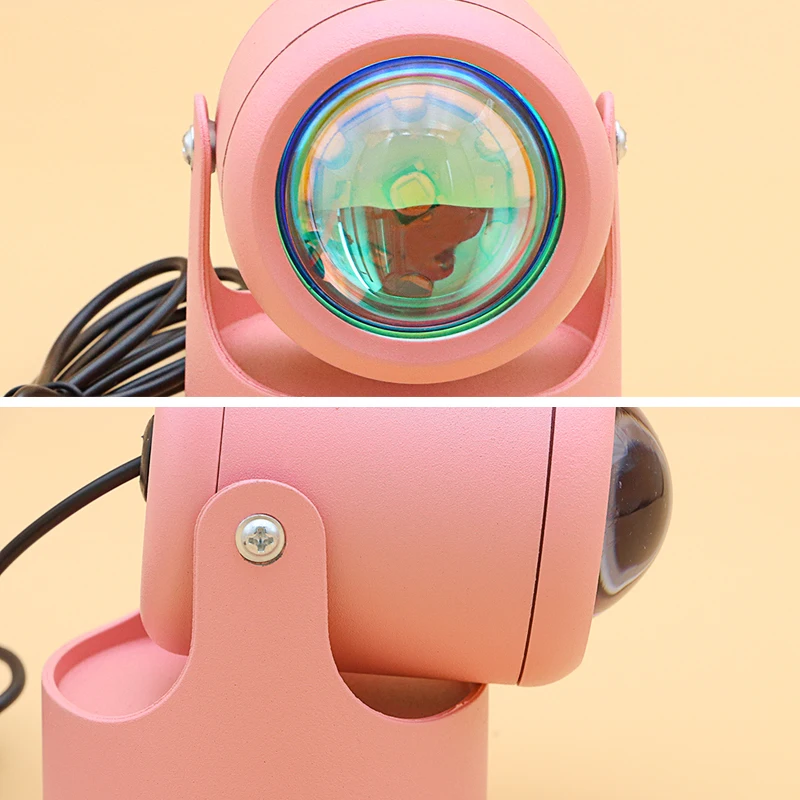 

Led USD Sunset Projection Lamp With Changing Colors Mini Portable Sunset Light Atmosphere With Cafe Bar Bedroom Home Decoration