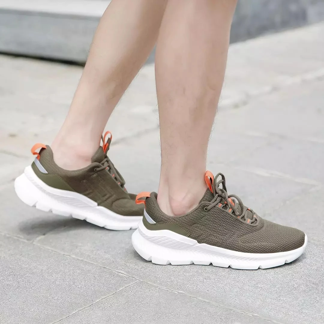 2021 Новинка FREETIE 39-44 размера плюс Мужская Спортивная обувь Легкие дышащие вязаные