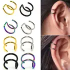 13 шт., женские серьги-Клипсы из нержавеющей стали
