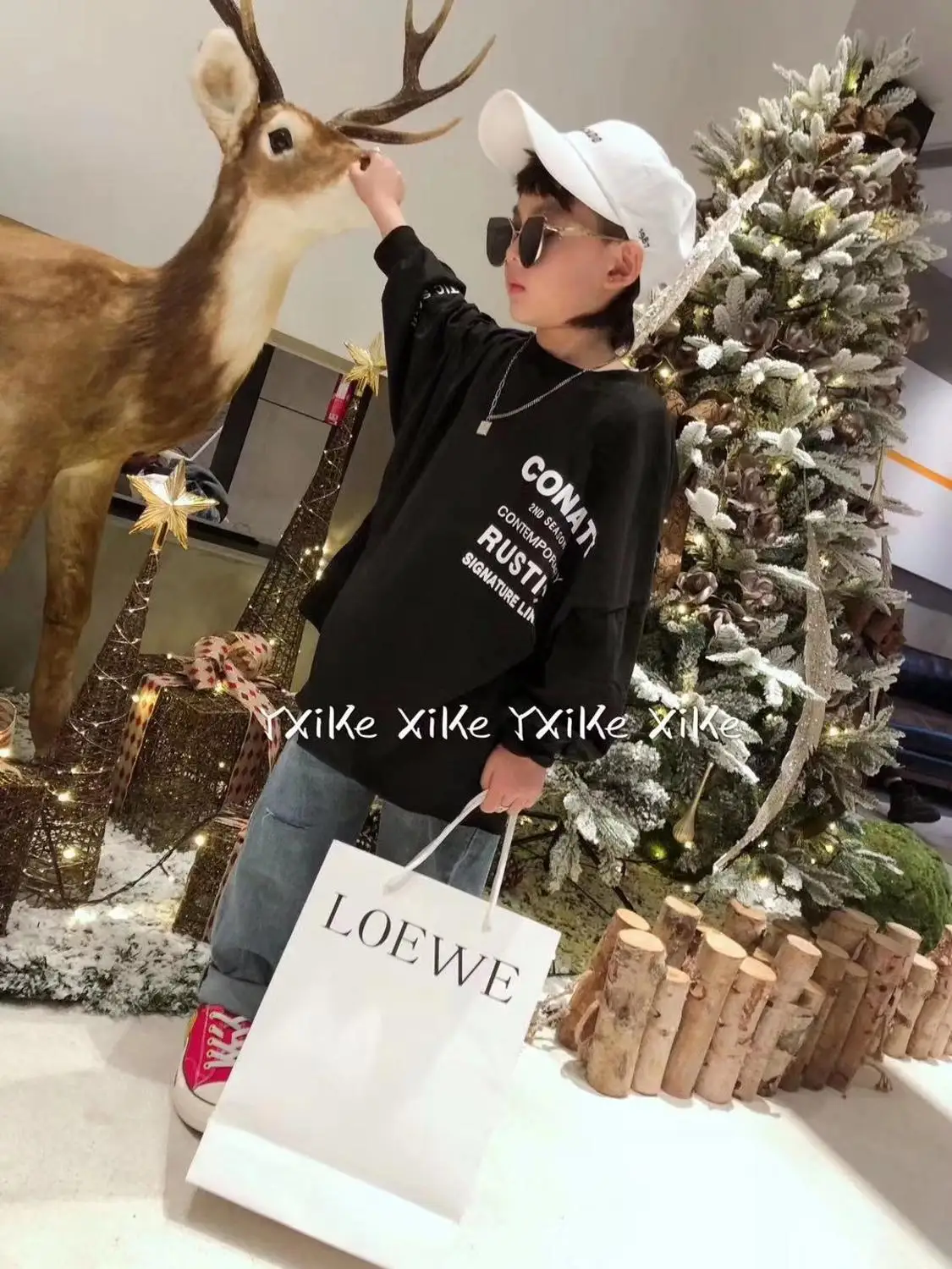 2020 новая весенняя Модная хлопковая длинная футболка с буквенным принтом для