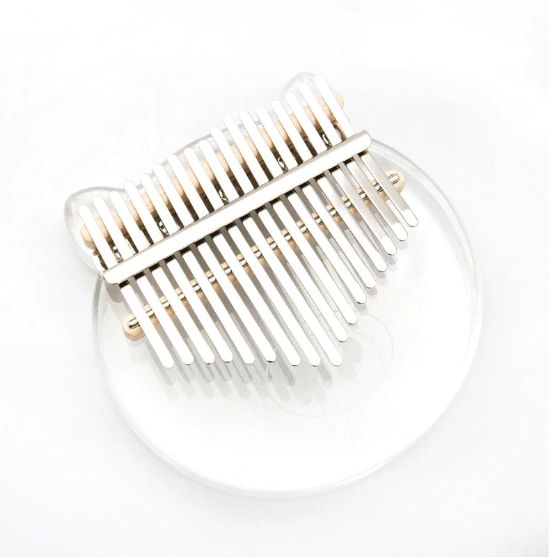 Kimi 17 Keys Kalimba bag Crystal Transparent Pig acrylic Xylophone Keyboard vibraphone Children Thumb piano Musical instruments