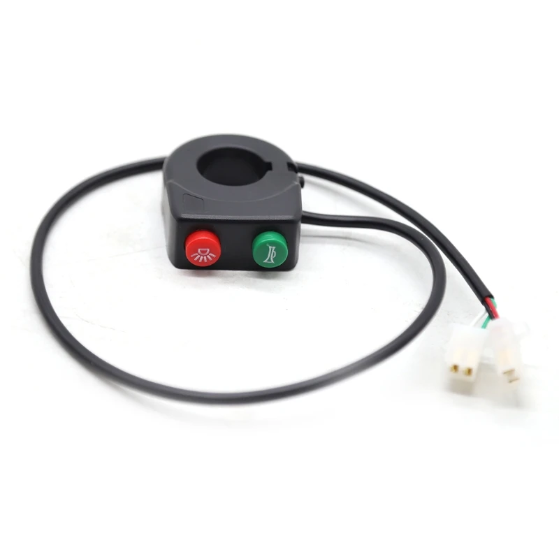 

Adjustable Handlebar Mount Switch Button Motorbike Headlight On/Off Push Button Aluminium Push Botton