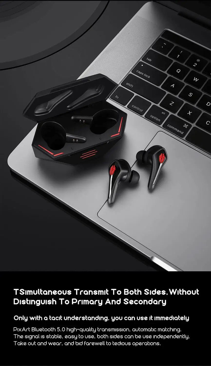 TWS наушники Nubia RedMagic оригинальные Игровые для 5S беспроводные Bluetooth-наушники 5G