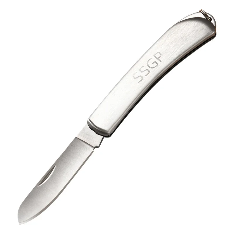 

Stainless Steel Folding Knife Portable Household Fruit Peeling Knife Sharp Paring Knife Kitchen Outdoor Supplies