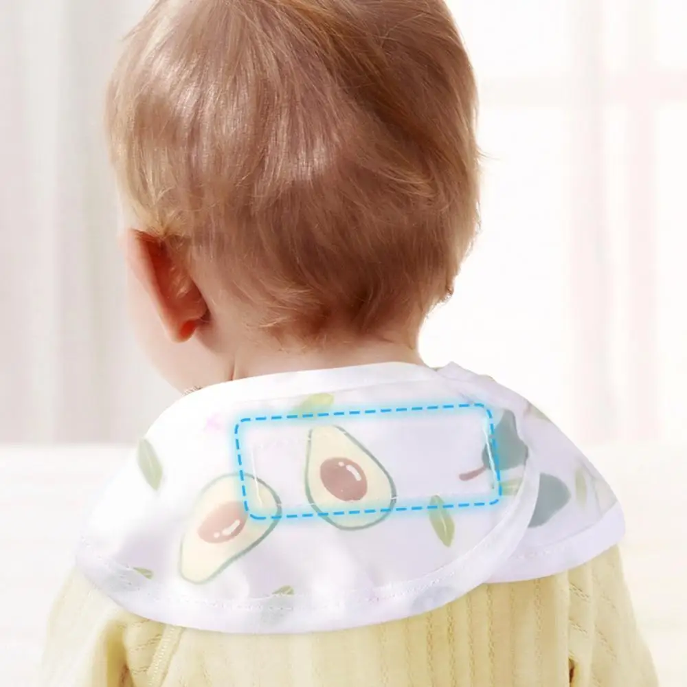 

Cute Print Pattern Newborn Eating Apron Bib Baby Adjustable Neckline Waterproof Soft Feeding Bib Food Catcher Eating Apron