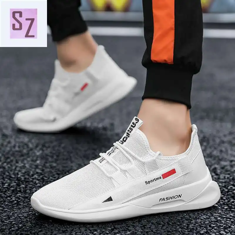 

2021 Summer New Designer Men's Shoes Breathable Casual Shoes Sports Shoes Flying Mesh Running Men's Shoes Brand Men's Shoes