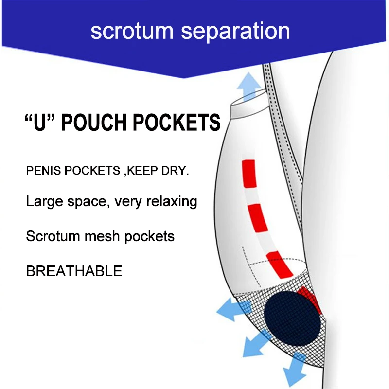 Мужские трусы-боксеры Escroto Pouch нижнее белье из модала со средней посадкой дышащие