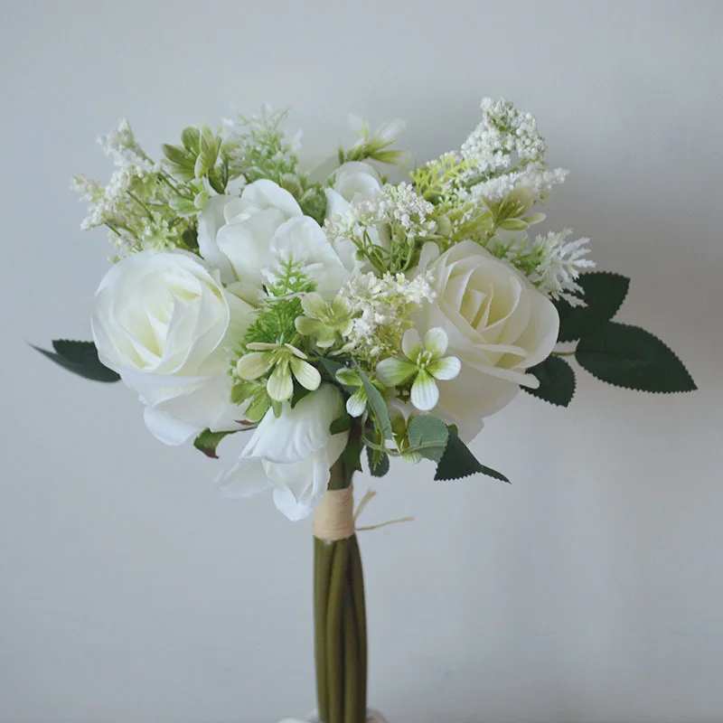 Искусственный цветок букет невесты свадебное платье для дома фотография