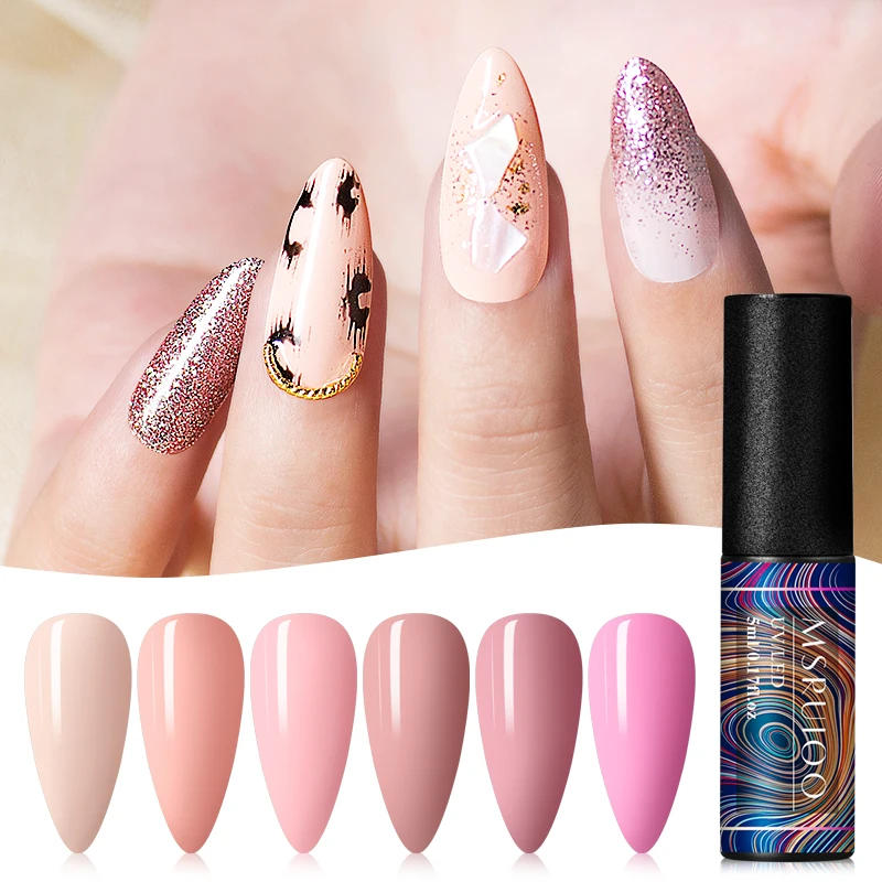 Блестящий Гель лак для ногтей цвета розового золота 5 мл|Гель ногтей| |