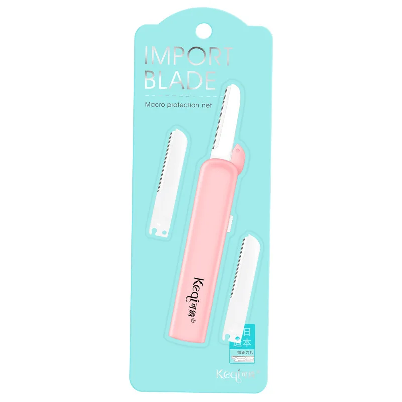

Telescopic eyebrow shaving knife portable beginner eyebrow shaving knife stainless steel blade novice eyebrow shaving beautytool