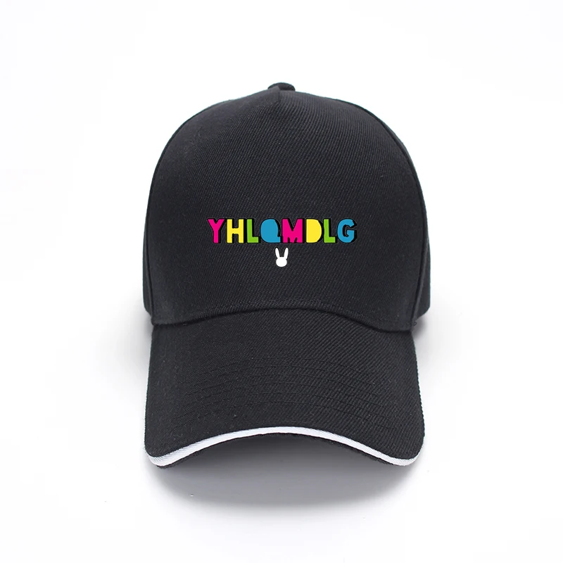 

Outdoor Bad Bunny Color Letters Baseball Cap Fisherman Hat Duck Hat Print Sun Hat Sport Bucket Hats Summer Panama Men Women Caps